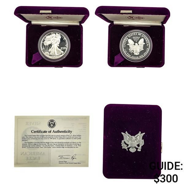 1988-S Silver Eagle  PF U.S. Mint