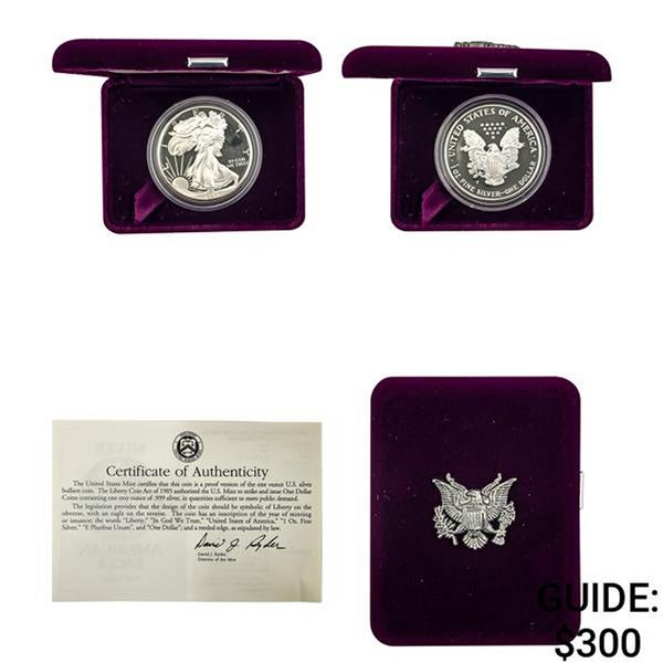 1993-P Silver Eagle  PF U.S. Mint