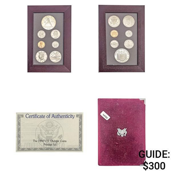 [7 Coin] 1992 U.S. Mint Olympic PF Set