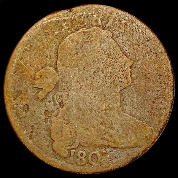 1807 Draped Bust Large Cent NICELY CIRCULATED