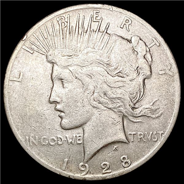 1928 Silver Peace Dollar NICELY CIRCULATED