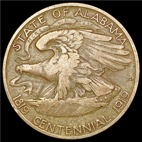1921 Alabama Half Dollar LIGHTLY CIRCULATED