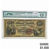 Image 1 : 1882 $10 BB GERMAN NB OF COVINGTON, KY PMG F-12