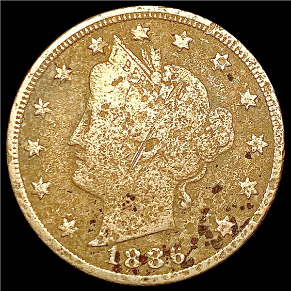 1886 Liberty Victory Nickel NICELY CIRCULATED