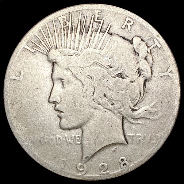1928 Silver Peace Dollar NICELY CIRCULATED