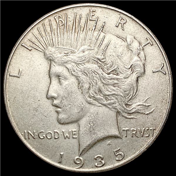 1935 Silver Peace Dollar CHOICE AU