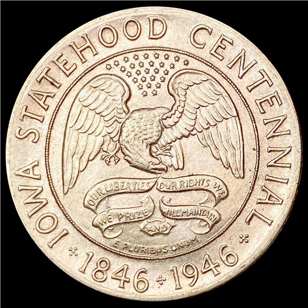 1946 Iowa Half Dollar CHOICE AU