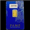 Image 1 : Pamp Suisse 2.5g Gold Bar UNCIRCULATED