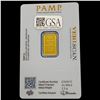 Image 2 : Pamp Suisse 2.5g Gold Bar UNCIRCULATED
