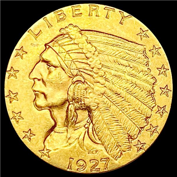 1927 $2.50 Gold Quarter Eagle CHOICE AU