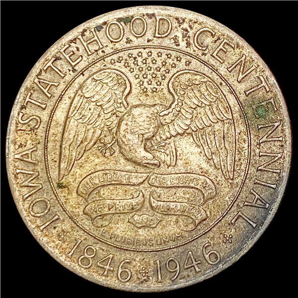 1946 Iowa Half Dollar CHOICE AU