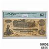 Image 1 : T-39 1862 $100 CSA CONFEDERATE NOTE PMG UNC-62
