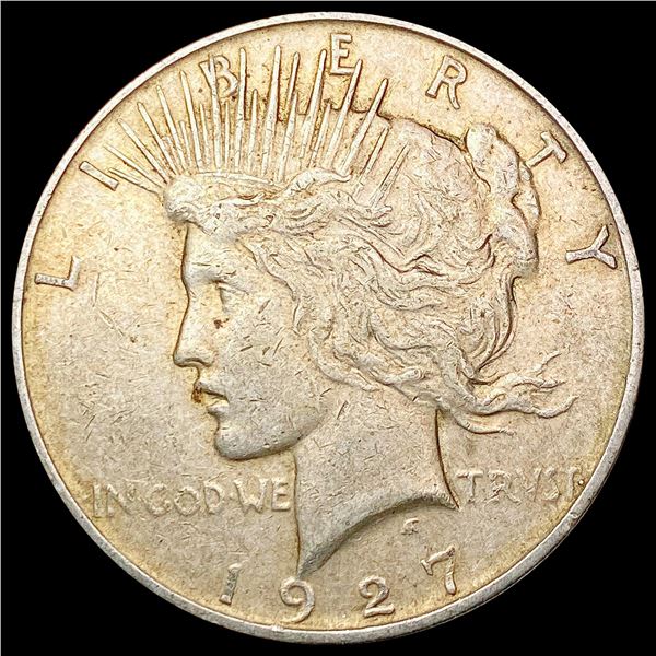 1927-D Silver Peace Dollar CHOICE AU