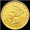 Image 1 : 1857 Rare Gold Dollar CLOSELY UNCIRCULATED