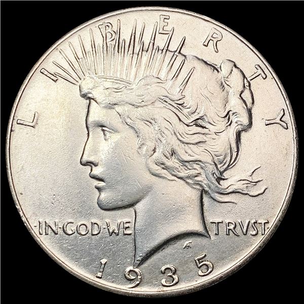 1935 Silver Peace Dollar CLOSELY UNCIRCULATED