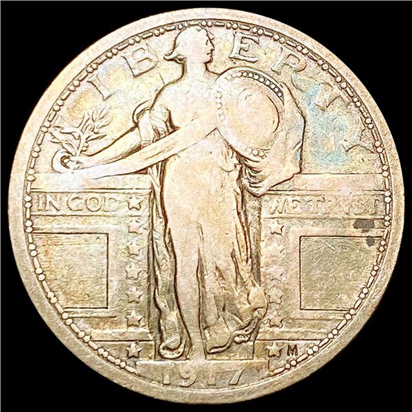 1917 Standing Liberty Quarter LIGHTLY CIRCULATED