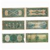 Image 2 : LOT OF 6 MIXED LARGE SIZE CURRENCY NOTES 1896-1923
