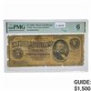 Image 1 : 1886 $5 MORGAN SILVER CERTIFICATE PMG GOOD-6