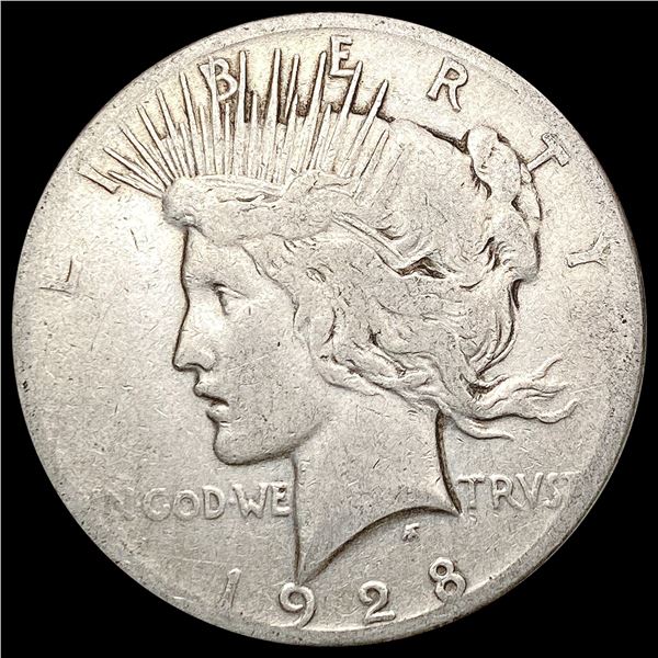 1928 Silver Peace Dollar NICELY CIRCULATED