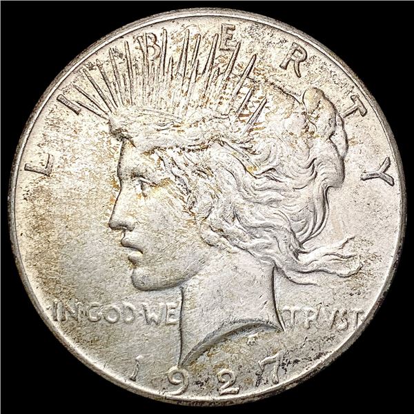 1927 Silver Peace Dollar CHOICE AU