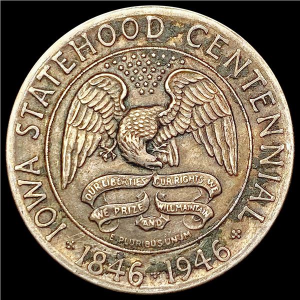 1946 Iowa Half Dollar CHOICE AU