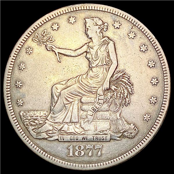 1877-S Silver Trade Dollar LIGHTLY CIRCULATED