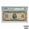 Image 1 : 1914 $5 RED SEAL FRN CLEVELAND, OH PMG F-12