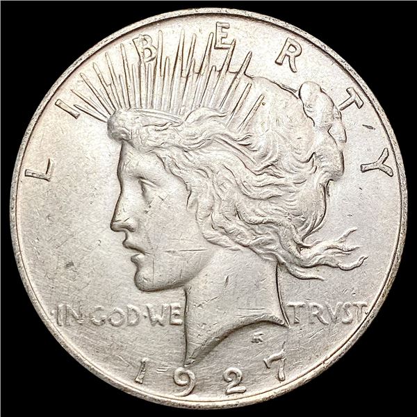1927-D Silver Peace Dollar CHOICE AU