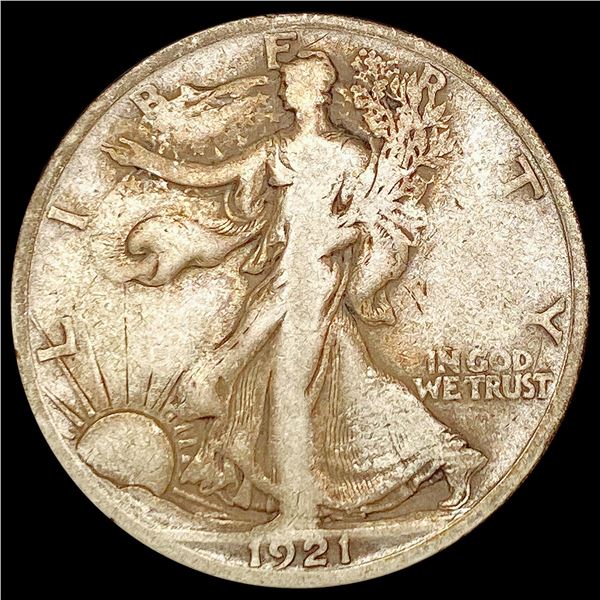 1921-S Walking Liberty Half Dollar LIGHTLY CIRCULATED