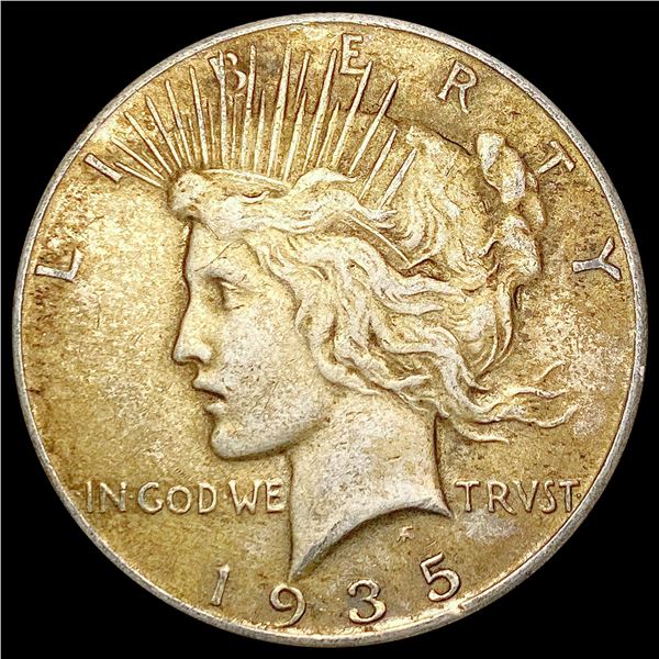 1935 Silver Peace Dollar CHOICE AU