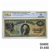 Image 1 : 1869 $1 RAINBOW LEGAL TENDER USN PCGS F-12