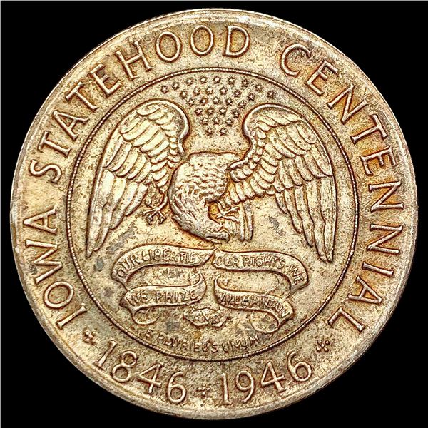 1946 Iowa Half Dollar CHOICE AU