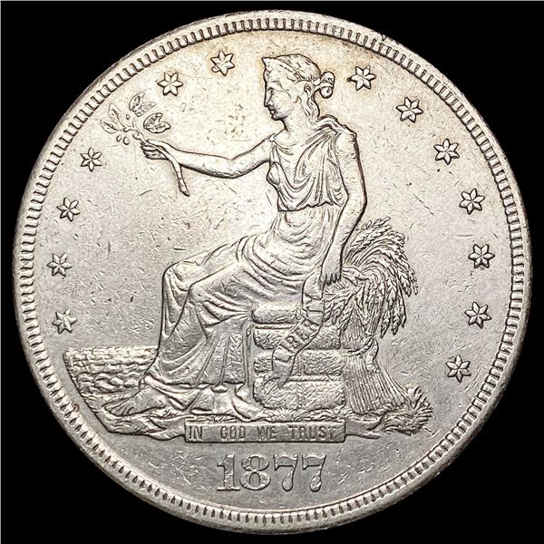 1877-S Silver Trade Dollar LIGHTLY CIRCULATED