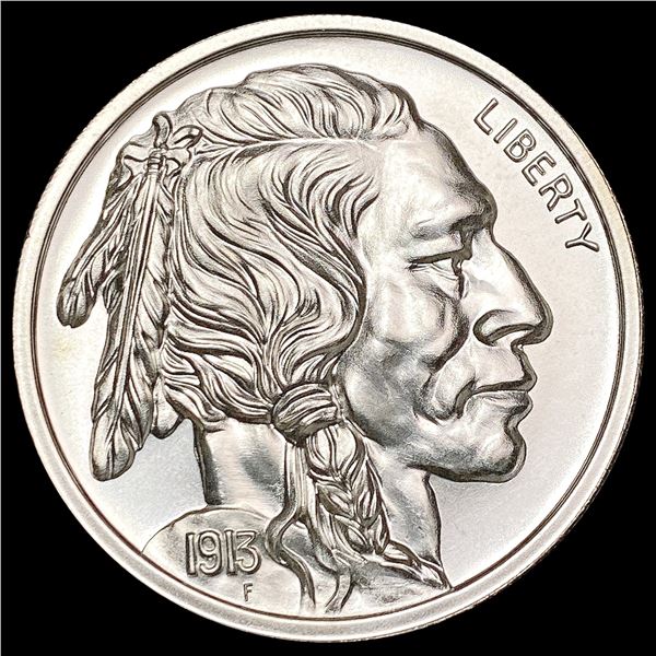 2 Oz Silver Round SUPERB GEM BU