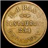 Image 1 : Wine/ Restaurant Token CLOSELY UNCIRCULATED