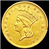 Image 1 : 1856 Rare Gold Dollar CLOSELY UNCIRCULATED