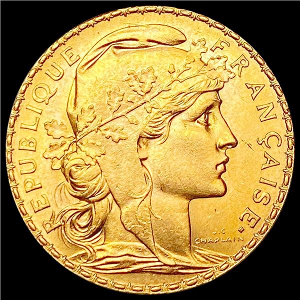 1911 Gold 20 Franc GEM BU