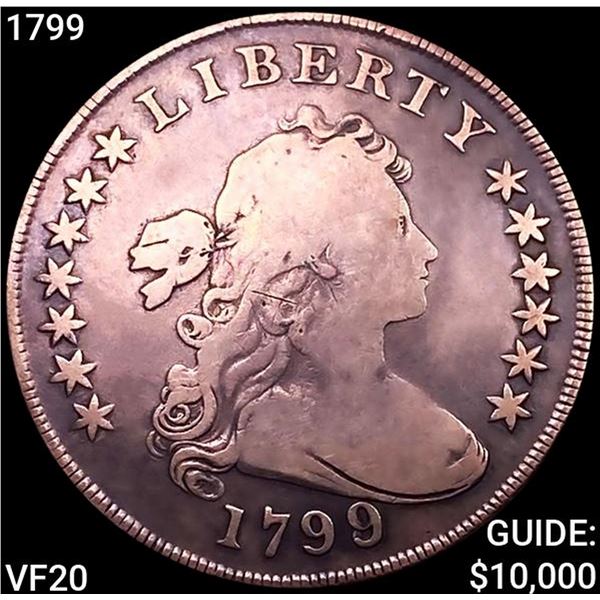 1799 Draped Bust Dollar LIGHTLY CIRCULATED