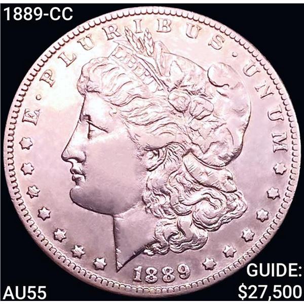 1889-CC Morgan Silver Dollar HIGH GRADE