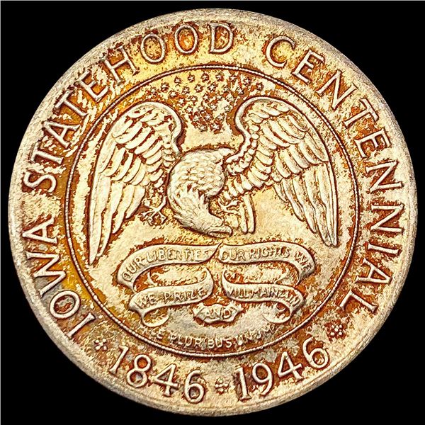 1946 Iowa Half Dollar CHOICE AU