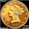 Image 1 : 1882-O $10 Gold Eagle CHOICE BU+ PL