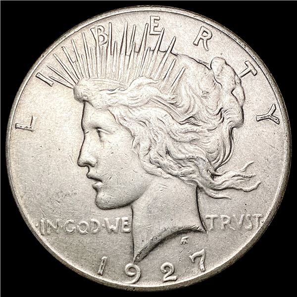 1927 Silver Peace Dollar CHOICE AU