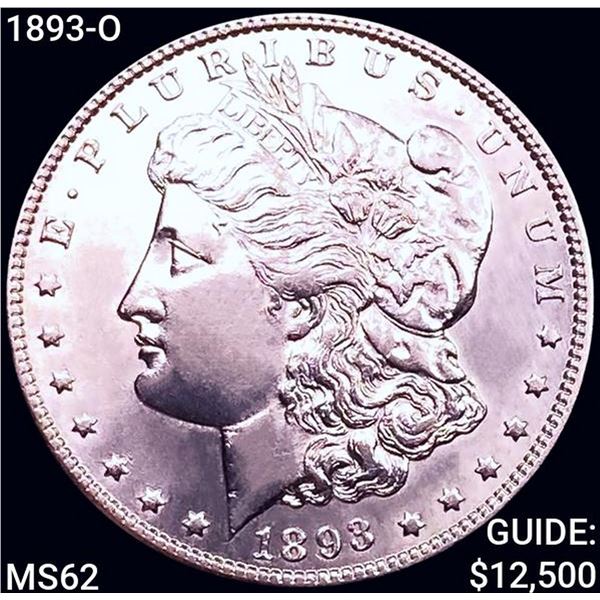 1893-O Morgan Silver Dollar UNCIRCULATED