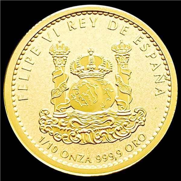 2022 1/10 oz Gold 15 Euro Cent GEM PROOF