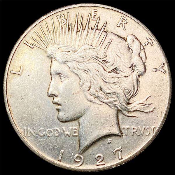 1927 Silver Peace Dollar CHOICE AU