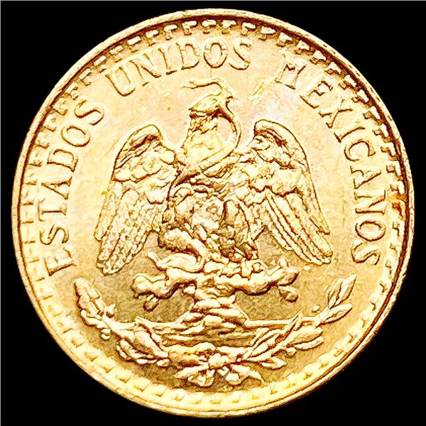1945 2.5 Pesos Gold Mexico UNCIRCULATED