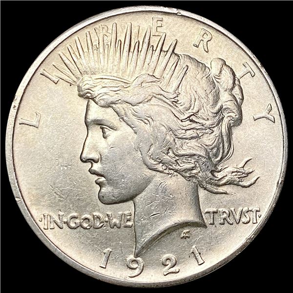 1921 Silver Peace Dollar CHOICE AU