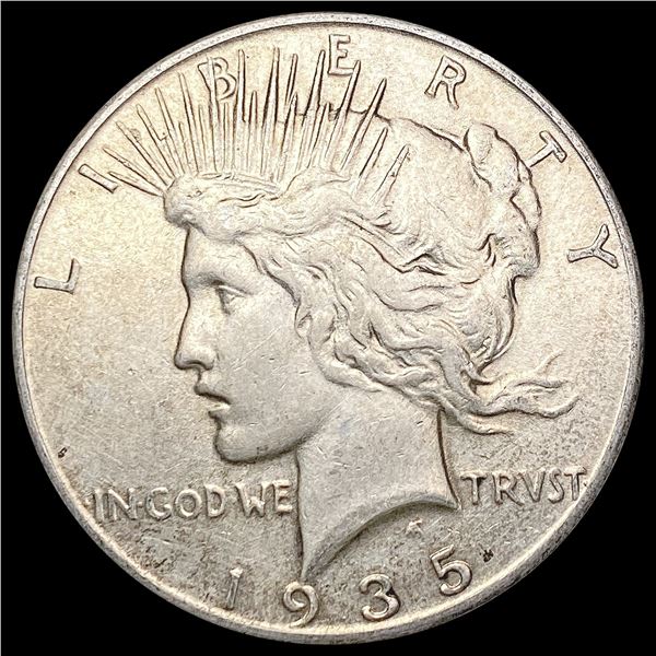 1935 Silver Peace Dollar CHOICE AU