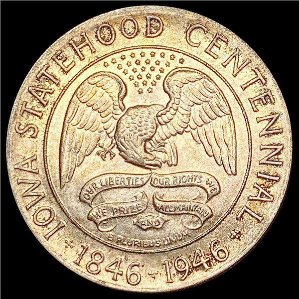 1946 Iowa Half Dollar CHOICE AU