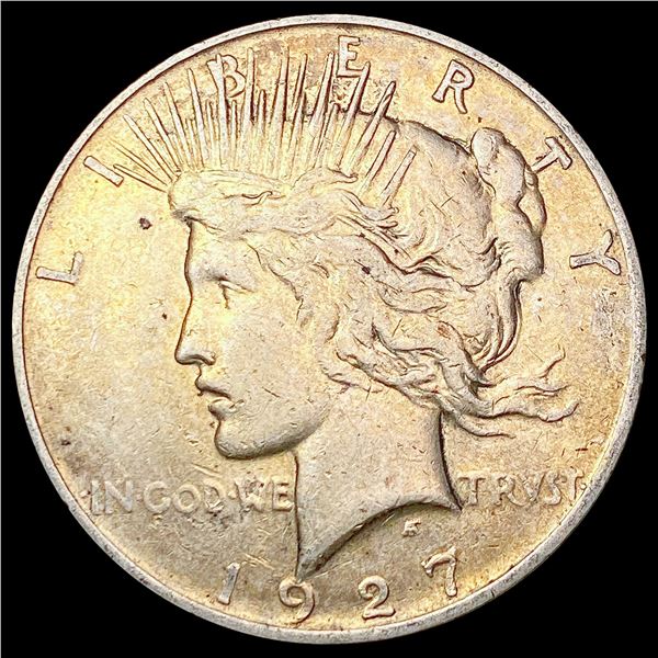 1927-D Silver Peace Dollar CHOICE AU